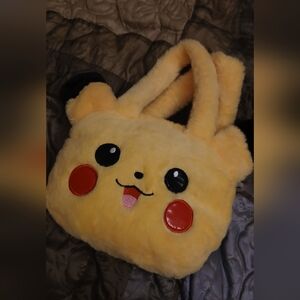 👏Yellow Pikachu Plush Bag